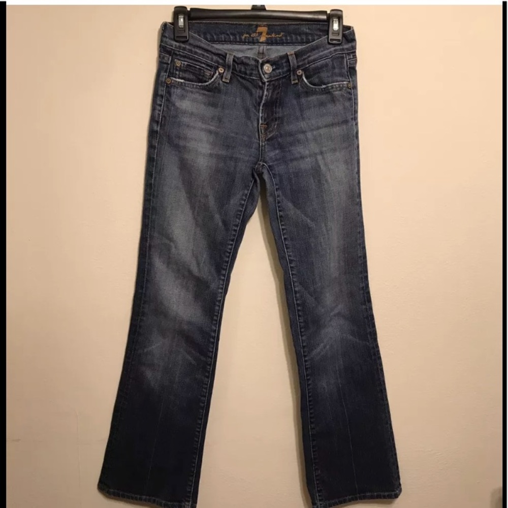 7 For All Mankind Distressed Jeans Bootcut